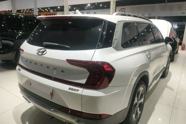 Used Hyundai Santa Fe 2020 380 TGDi Automatic Two-Wheel Drive GLS Luxury Edition Rear Right 45 Deg