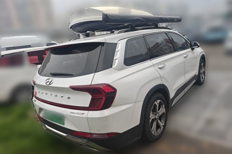Used Hyundai Santa Fe 2020 380 TGDi Automatic All-Wheel Drive TOP HTRAC Flagship Edition Rear Right 45 Deg