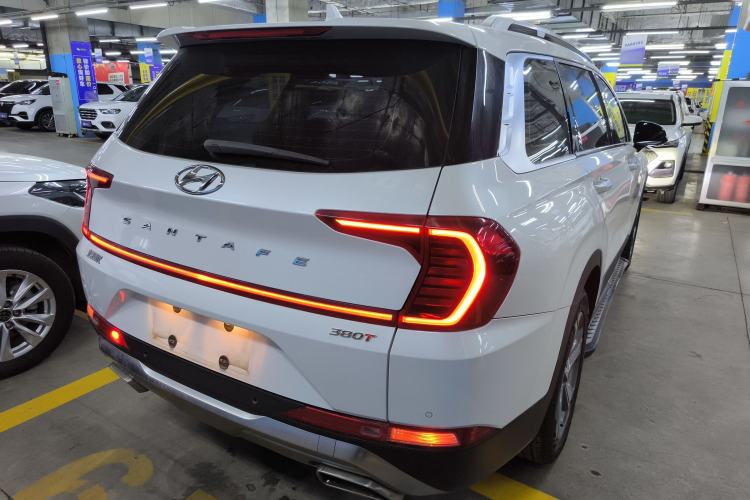 Used Hyundai Santa Fe 2020 380 TGDi Automatic Two-Wheel Drive GLS Luxury Edition Rear Right 45 Deg