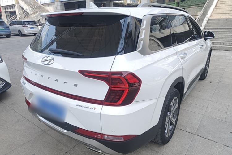 Used Hyundai Santa Fe 2020 380 TGDi Automatic All-Wheel Drive DLX HTRAC Prestige PLUS Rear Right 45 Deg