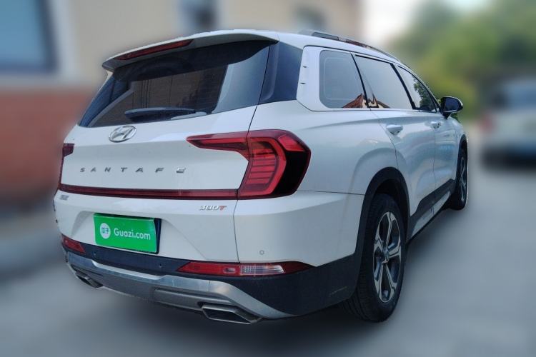 Used Hyundai Santa Fe 2020 380 TGDi Automatic Two-Wheel Drive GLS Luxury Edition Rear Right 45 Deg