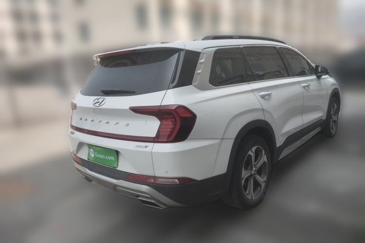 Used Hyundai Santa Fe 2020 380 TGDi Automatic Two-Wheel Drive GLS Luxury Edition Rear Right 45 Deg