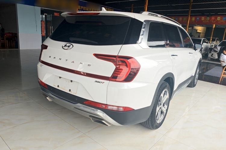 Used Hyundai Santa Fe 2020 380 TGDi Automatic Two-Wheel Drive GLS Luxury Edition Rear Right 45 Deg