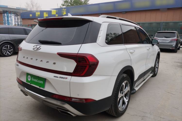 Used Hyundai Santa Fe 2020 380 TGDi Automatic All-Wheel Drive DLX HTRAC Prestige PLUS Rear Right 45 Deg