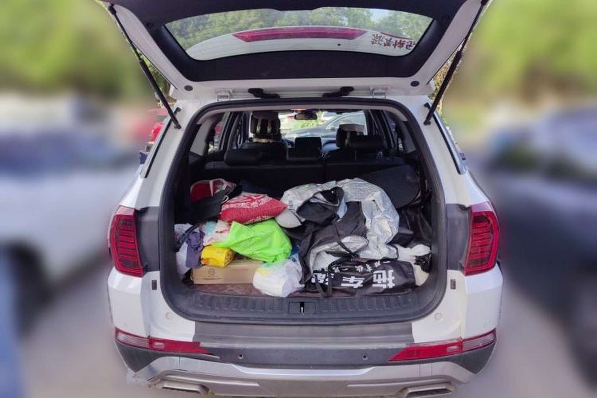 Used Hyundai Santa Fe 2020 380 TGDi Automatic Two-Wheel Drive GLS Luxury Edition Trunk