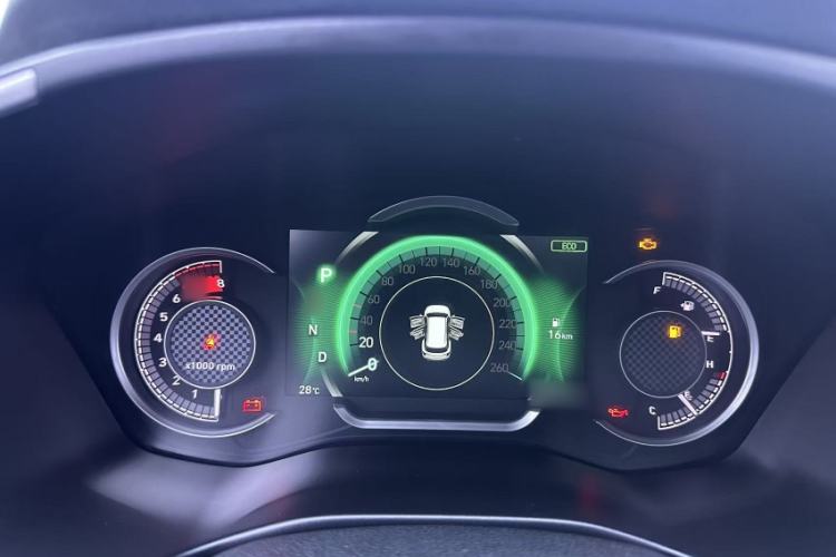 Used Hyundai Santa Fe 2023 Traveler 380T GDi Automatic All-Wheel Drive GLX HTRAC Elite Edition Instrument Cluster