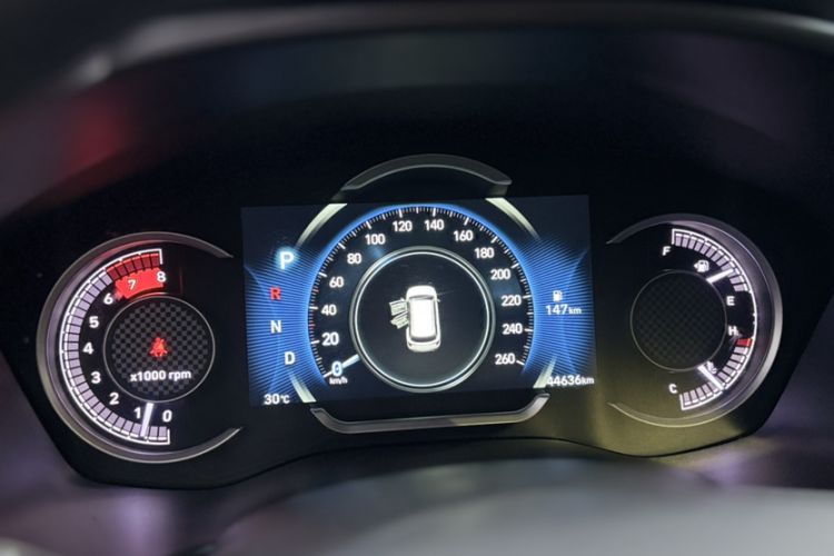 Used Hyundai Santa Fe 2023 Traveler 380T GDi Automatic Two-Wheel Drive GLX Elite Edition Odometer Close Up