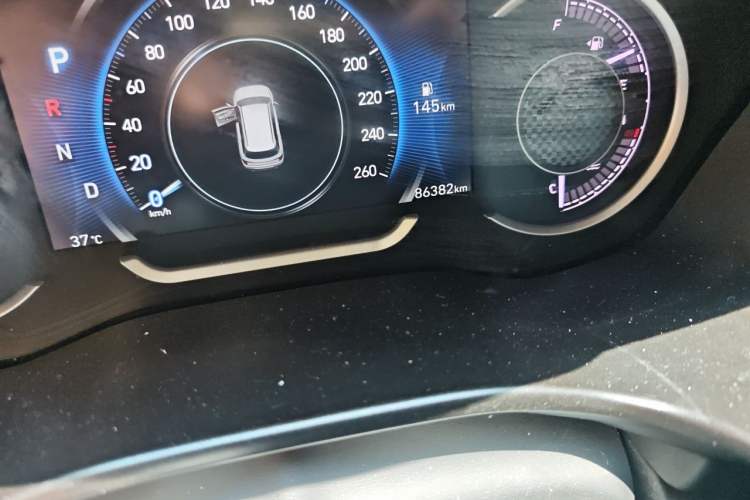 Used Hyundai Santa Fe 2023 Traveler 380T GDi Automatic Two-Wheel Drive GLX Elite Edition Odometer Close Up