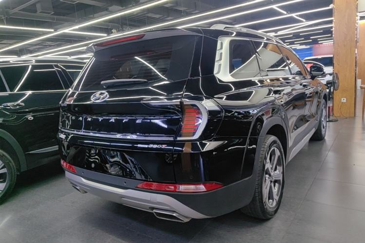 Used Hyundai Santa Fe 2023 Traveler 380T GDi Automatic All-Wheel Drive GLX HTRAC Elite Edition Rear Right 45 Deg