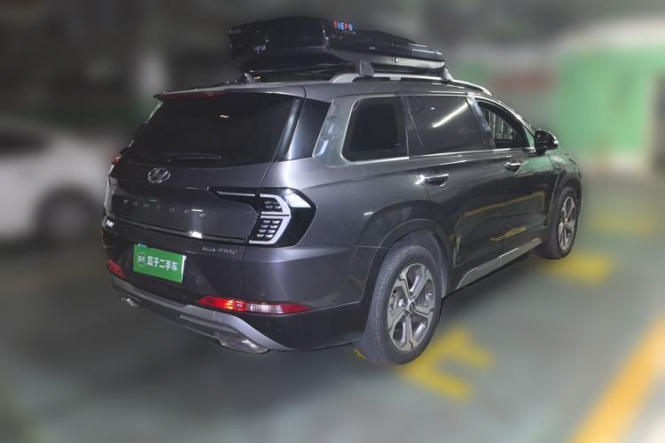 Used Hyundai Santa Fe 2023 Traveler 380T GDi Automatic All-Wheel Drive LUX HTRAC Prestige Edition Rear Right 45 Deg