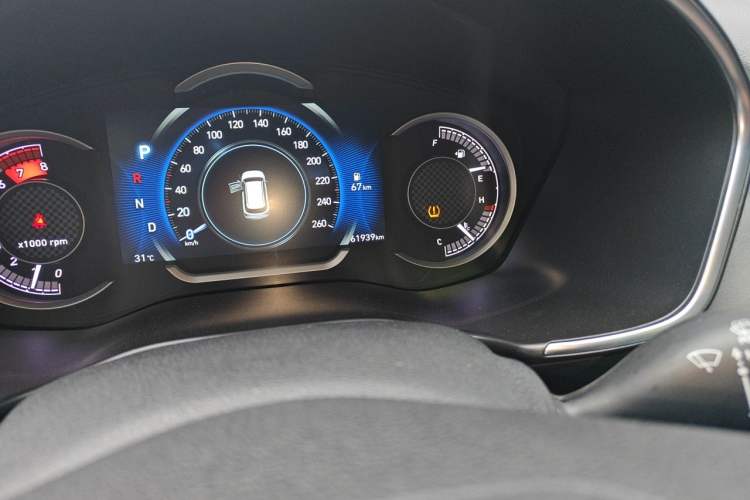 Used Hyundai Santa Fe 2023 Traveler 380T GDi Automatic Two-Wheel Drive GLX Elite Edition Odometer Close Up