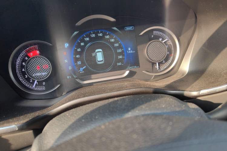 Used Hyundai Santa Fe 2023 Traveler 380T GDi Automatic Two-Wheel Drive GLX Elite Edition Odometer Close Up