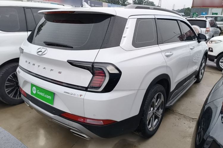 Used Hyundai Santa Fe 2023 Traveler 380T GDi Automatic All-Wheel Drive GLX HTRAC Elite Edition Rear Right 45 Deg