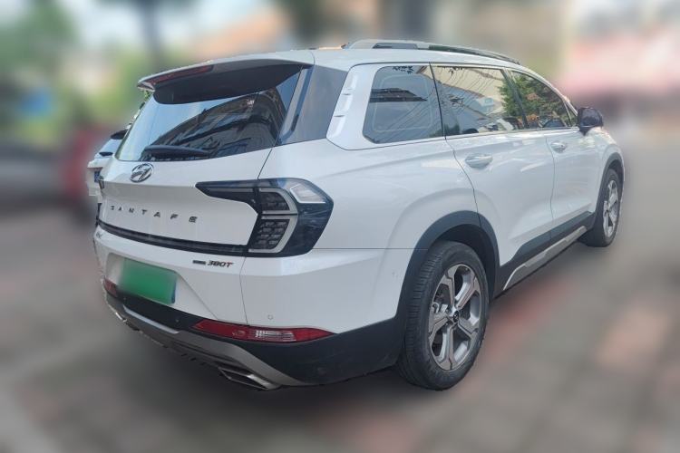 Used Hyundai Santa Fe 2023 Traveler 380T GDi Automatic All-Wheel Drive LUX HTRAC Prestige Edition Rear Right 45 Deg