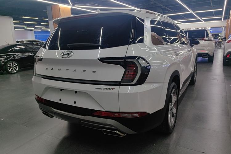 Used Hyundai Santa Fe 2023 Traveler 380T GDi Automatic All-Wheel Drive GLX HTRAC Elite Edition Rear Right 45 Deg