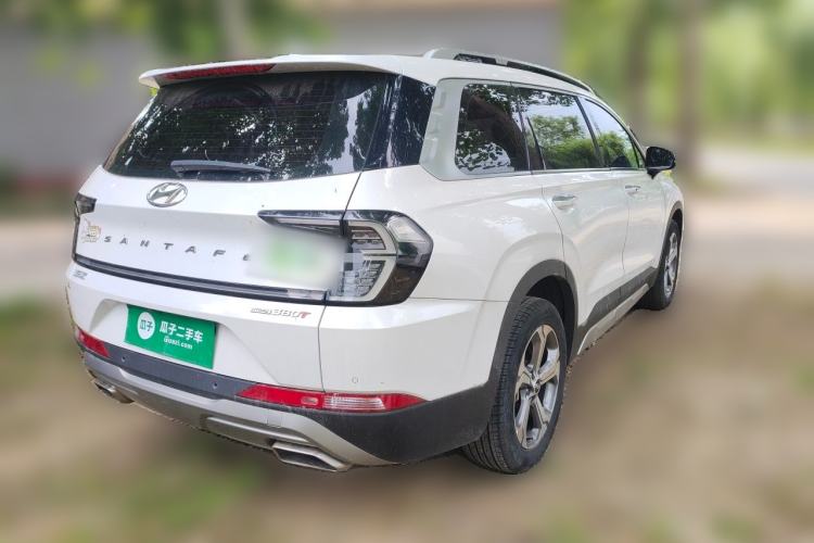 Used Hyundai Santa Fe 2023 Traveler 380T GDi Automatic All-Wheel Drive LUX HTRAC Prestige Edition Rear Right 45 Deg