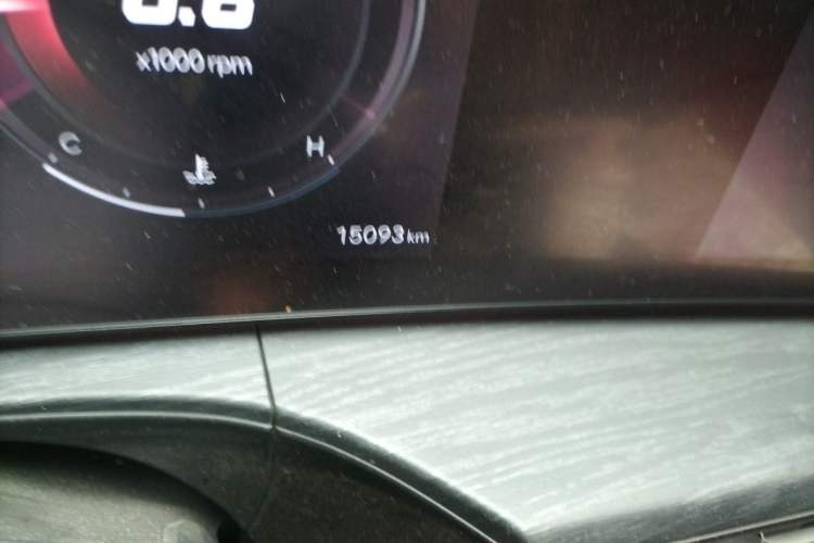 Used Hyundai Santa Fe 2024 2.0T Explorer Pro Odometer Close Up