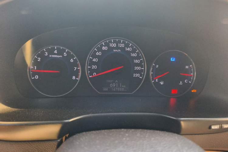 Used Hyundai Santa Fe Classic 2012 2.4 Luxury Edition 7-Seater Four-Wheel Drive Instrument Cluster