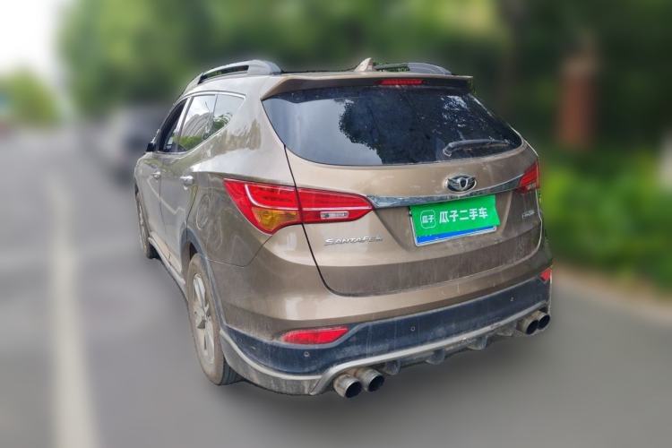 Used Hyundai Santa Fe Classic 2013 2.2T Four-Wheel Drive Comfort Edition with Navigation 7 Seats Rear Left 45 Deg