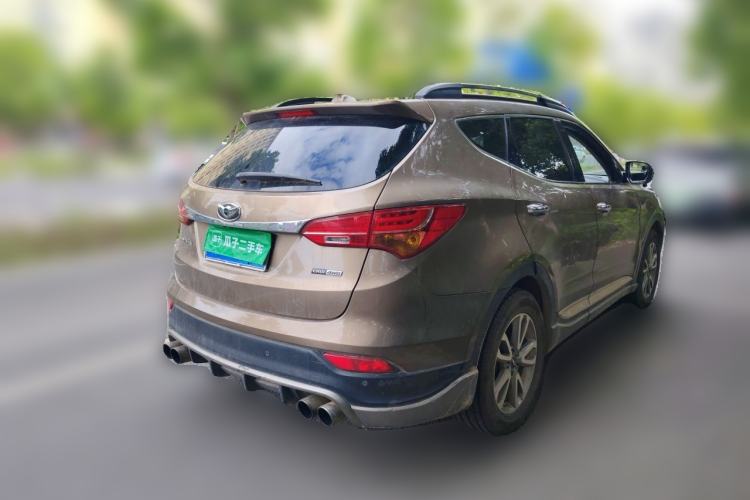 Used Hyundai Santa Fe Classic 2013 2.2T Four-Wheel Drive Comfort Edition with Navigation 7 Seats Rear Right 45 Deg