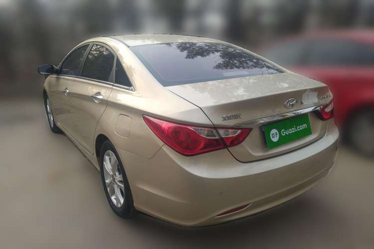 Used Hyundai Sonata 2011 2.0L Automatic Luxury Edition Rear Left 45 Deg