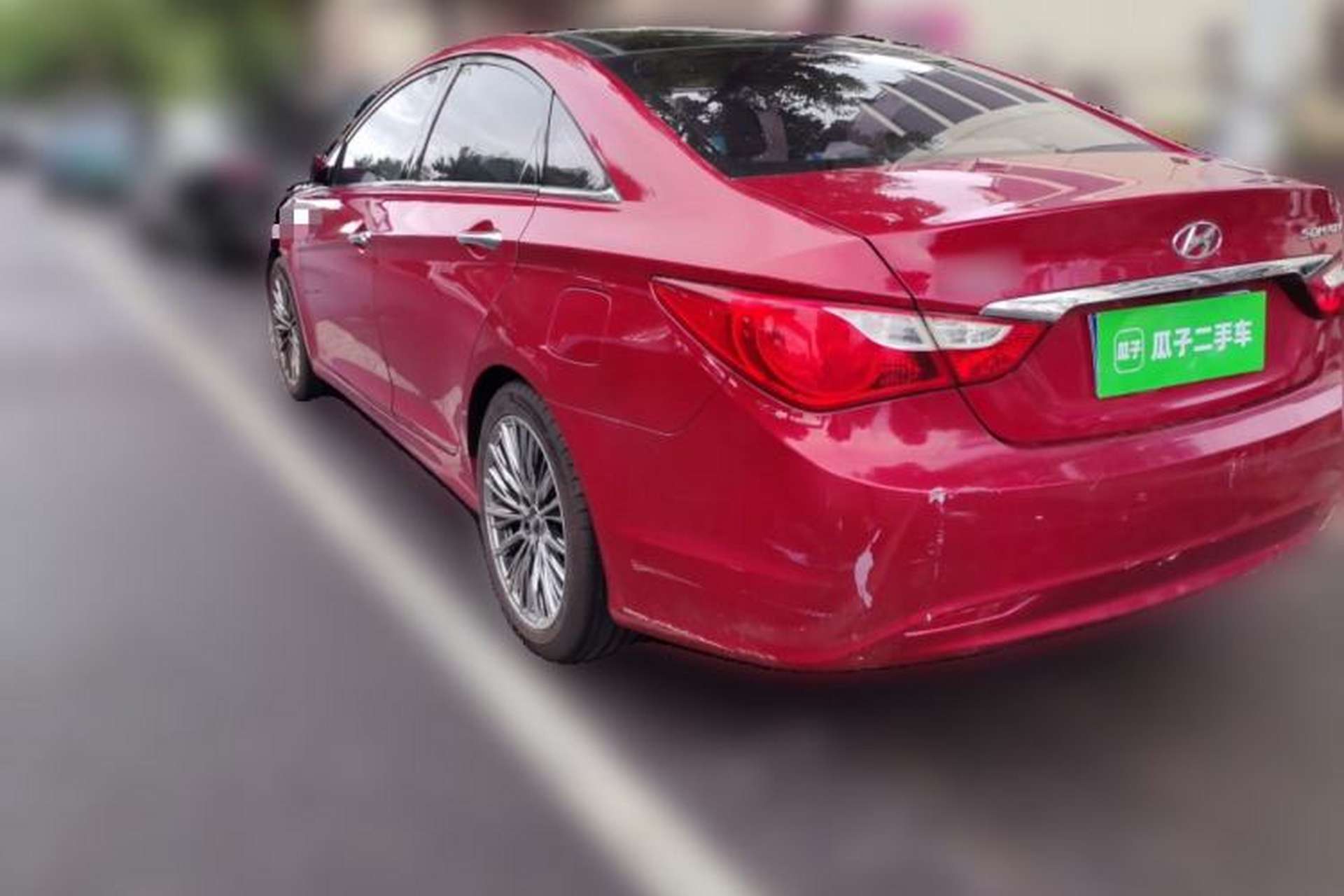 Used Hyundai Sonata 2011 2.0L Automatic Supreme Edition Rear Left 45 Deg