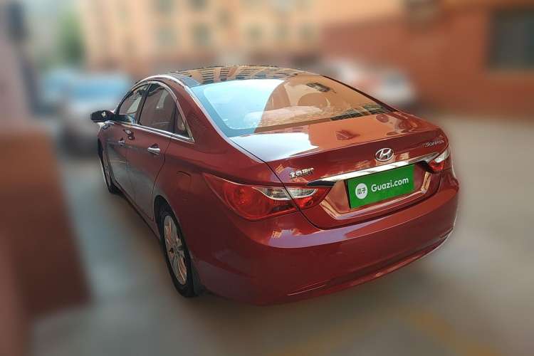 Used Hyundai Sonata 2011 2.0L Automatic Luxury Edition Rear Left 45 Deg