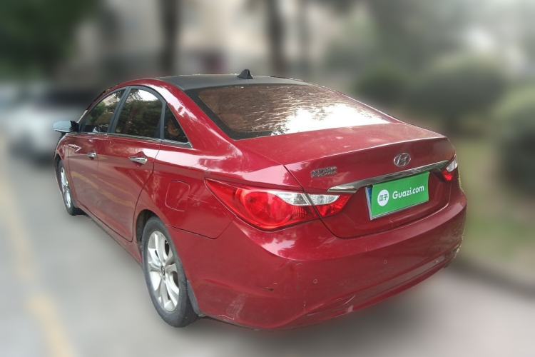 Used Hyundai Sonata 2011 2.0L Automatic Luxury Edition Rear Left 45 Deg
