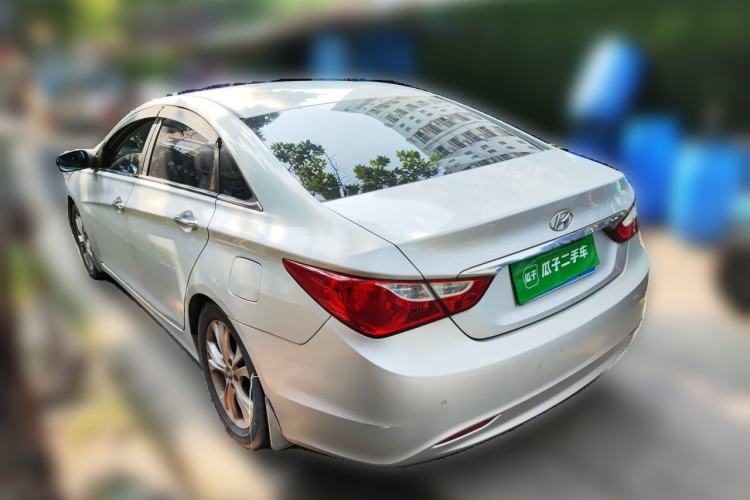 Used Hyundai Sonata 2011 2.0L Automatic Prestige Edition Rear Left 45 Deg