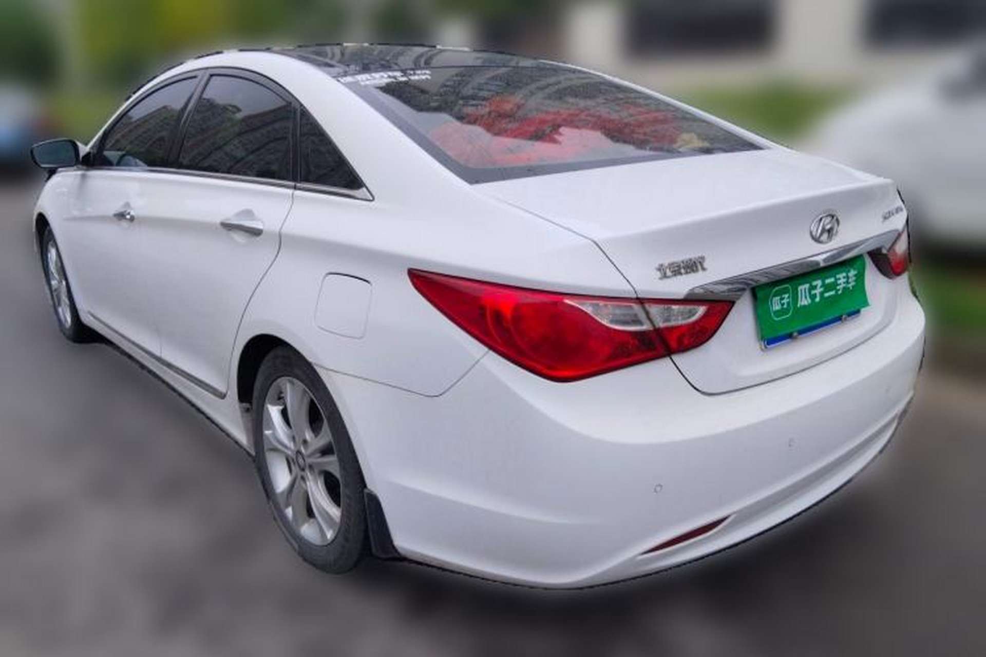 Used Hyundai Sonata 2011 2.0L Automatic Luxury Edition Rear Left 45 Deg