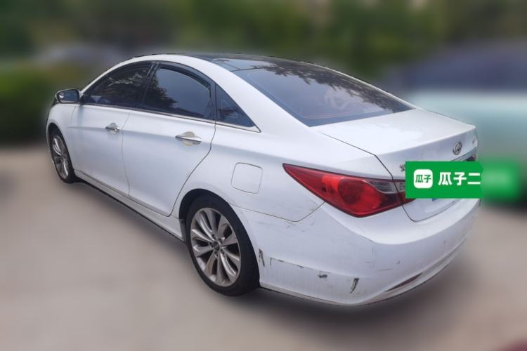 Used Hyundai Sonata 2011 2.0L Automatic Top-Grade Version Rear Left 45 Deg