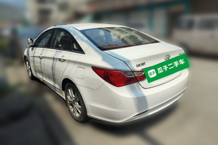 Used Hyundai Sonata 2011 2.0L Automatic Leading Edition Rear Left 45 Deg