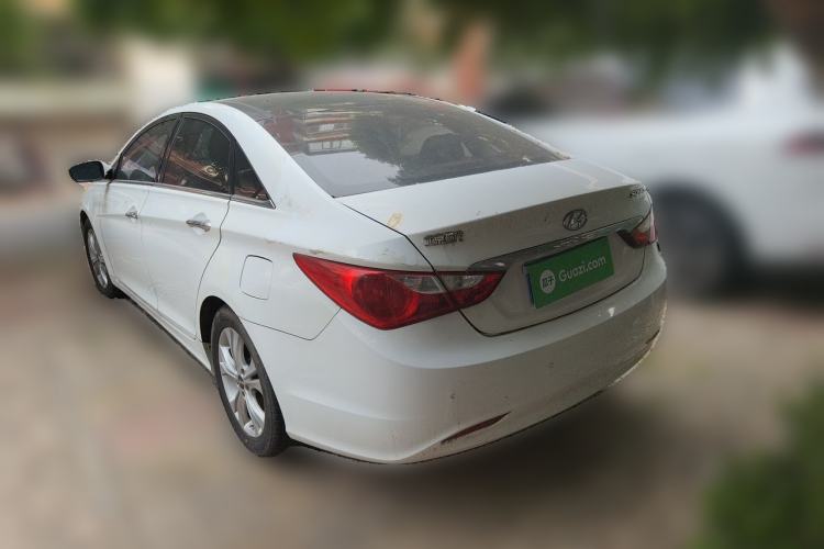 Used Hyundai Sonata 2013 2.0L Automatic Luxury Edition Rear Left 45 Deg