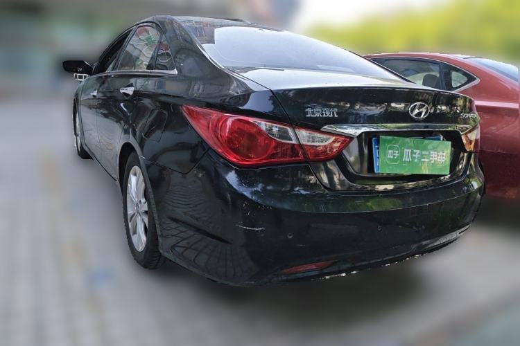 Used Hyundai Sonata 2013 2.0L Automatic Luxury Edition Rear Left 45 Deg
