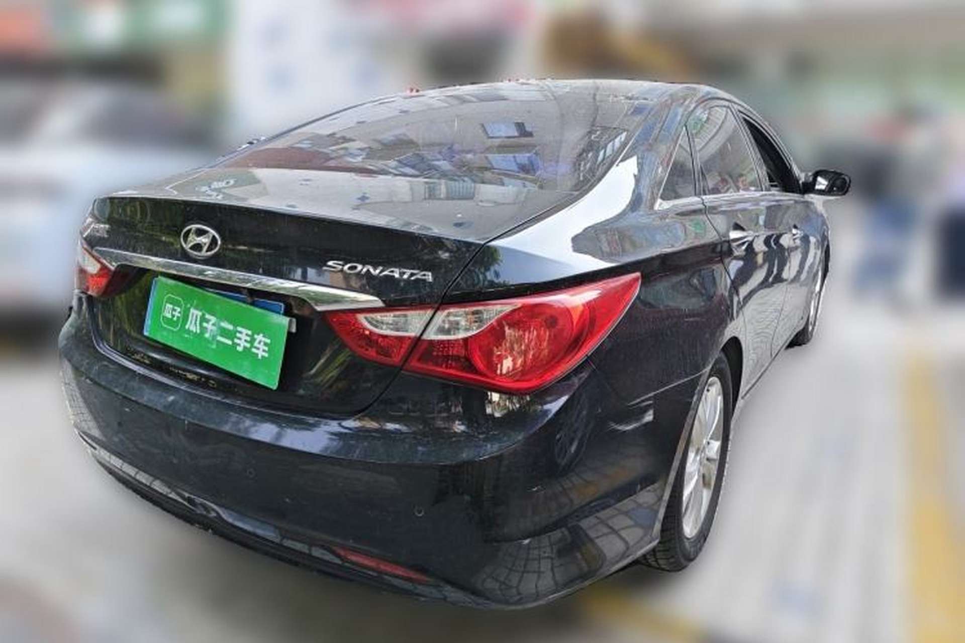 Used Hyundai Sonata 2013 2.0L Automatic Luxury Edition Rear Right 45 Deg