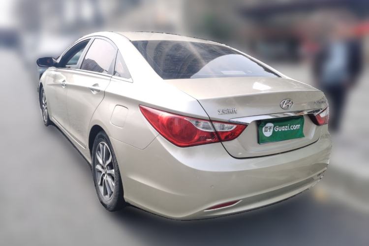 Used Hyundai Sonata 2013 2.0L Automatic Luxury Edition Rear Left 45 Deg