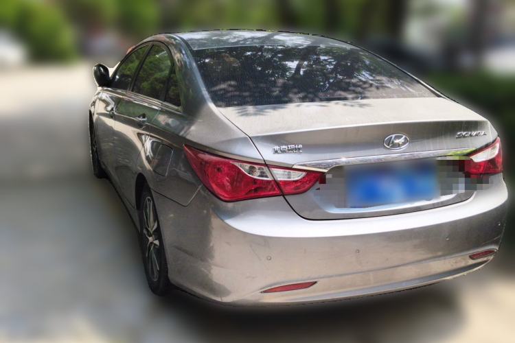 Used Hyundai Sonata 2013 2.0L Automatic Luxury Edition Rear Left 45 Deg