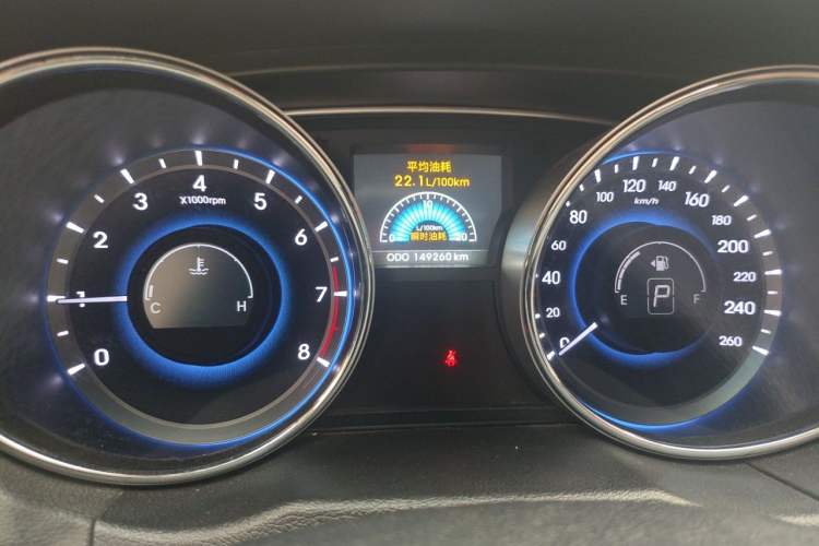 Used Hyundai Sonata 2013 2.4L Automatic Leading Edition China IV Standard Odometer Close Up