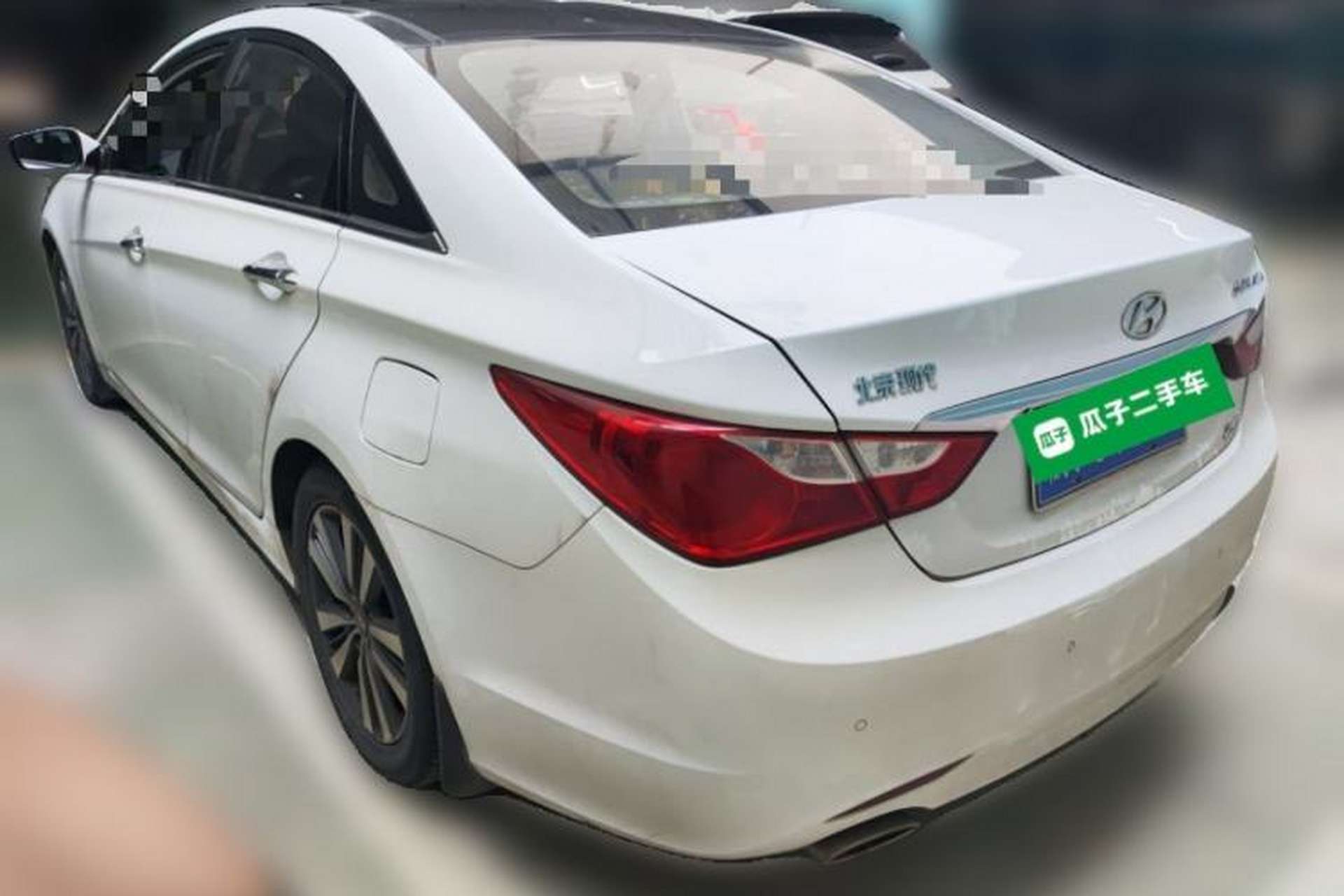 Used Hyundai Sonata 2013 2.4L Automatic Luxury Version China IV Standard Rear