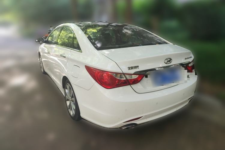 Used Hyundai Sonata 2013 2.4L Automatic Luxury Version China IV Standard Rear Left 45 Deg