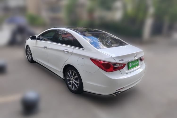 Used Hyundai Sonata 2013 2.4L Automatic Top-Grade Version China IV Standard Rear Left 45 Deg
