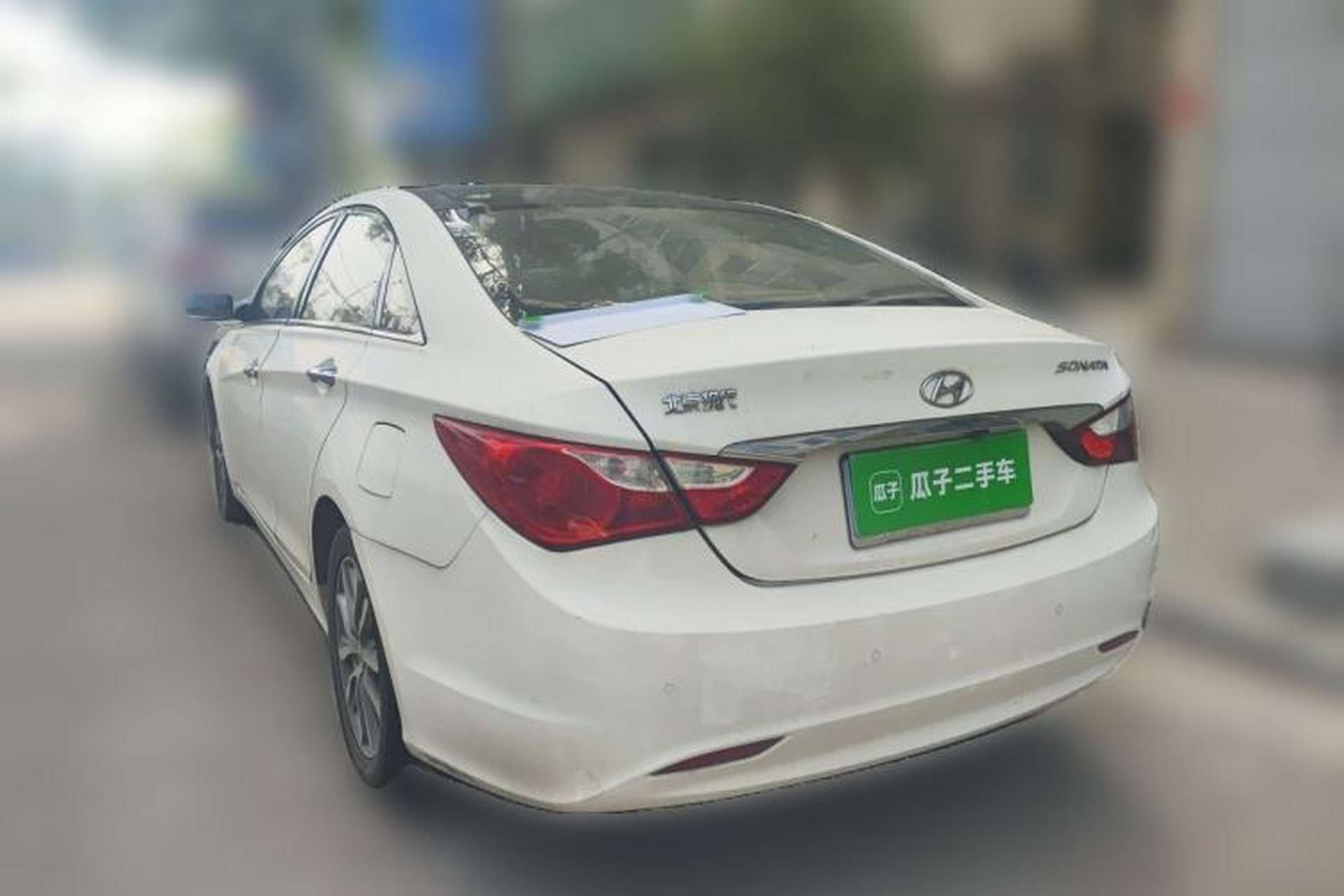 Used Hyundai Sonata 2013 2.0L Automatic Luxury Edition Rear Left 45 Deg