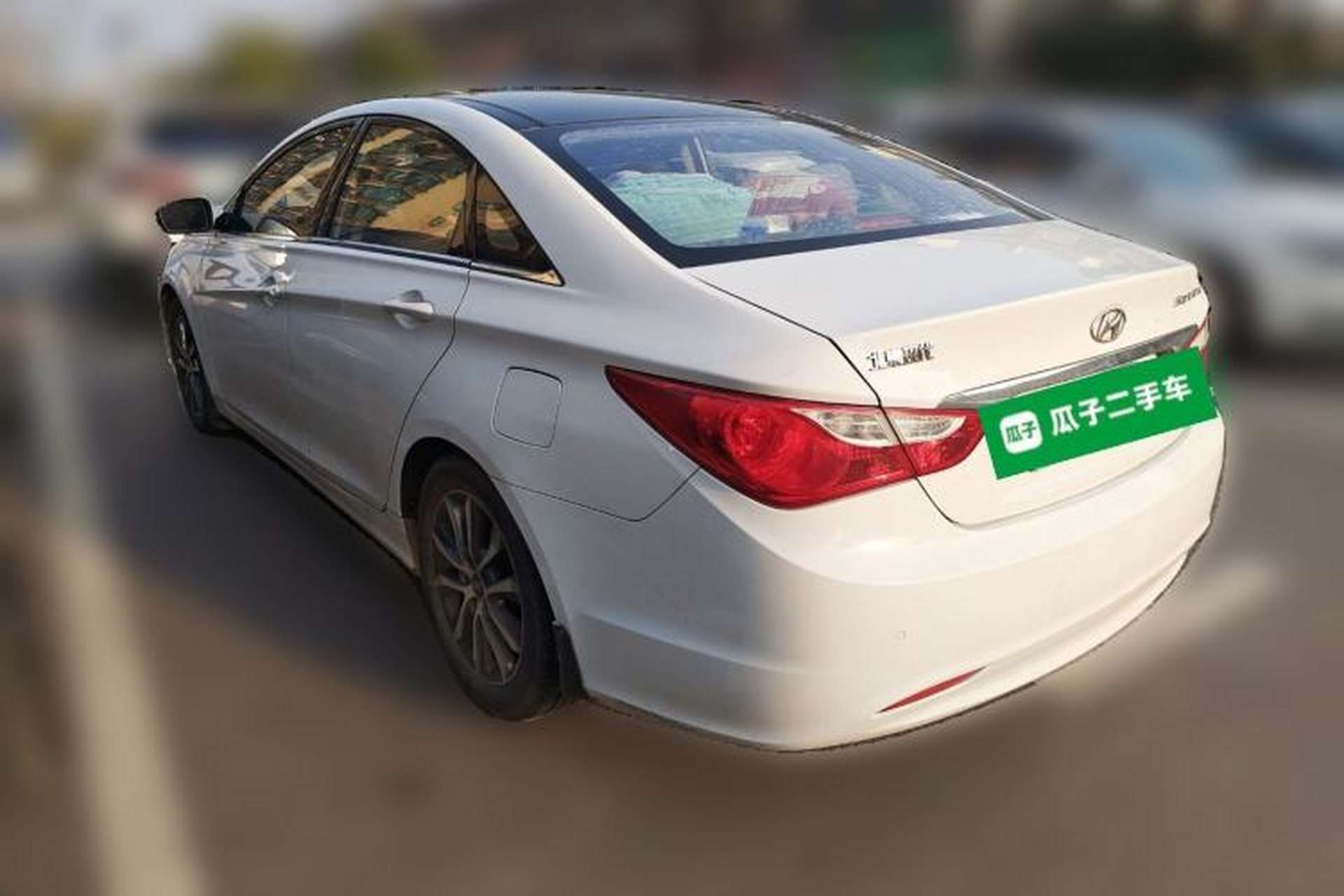 Used Hyundai Sonata 2013 2.0L Automatic Leading Edition Rear Left 45 Deg