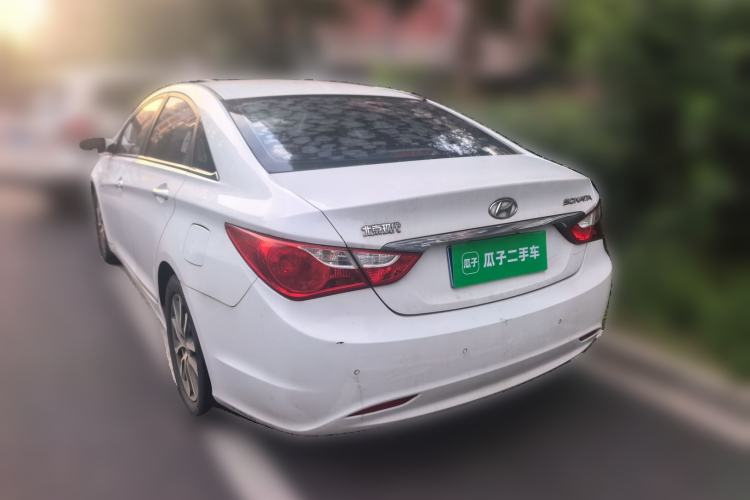 Used Hyundai Sonata 2013 2.0L Automatic Leading Edition Rear Left 45 Deg