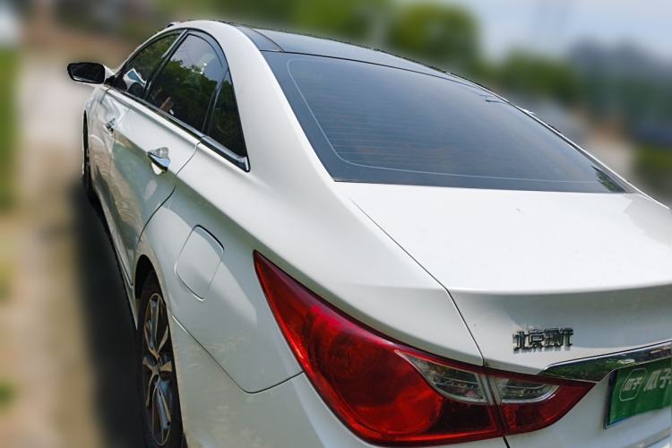 Used Hyundai Sonata 2013 2.0L Automatic Luxury Edition Rear Left 45 Deg