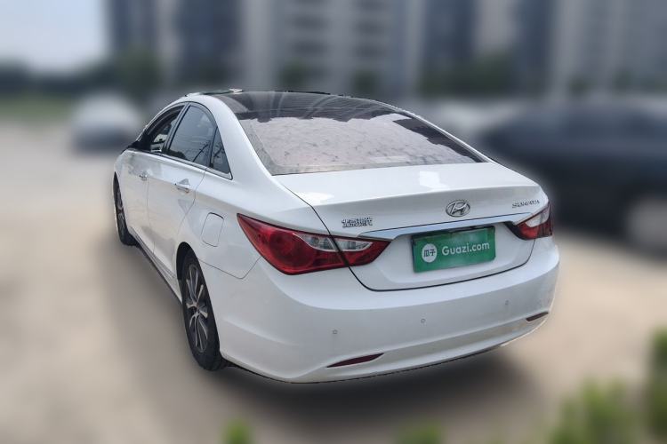 Used Hyundai Sonata 2013 2.0L Automatic Luxury Edition Rear Left 45 Deg