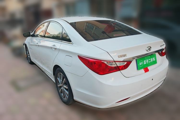 Used Hyundai Sonata 2013 2.0L Automatic Leading Edition Rear Left 45 Deg