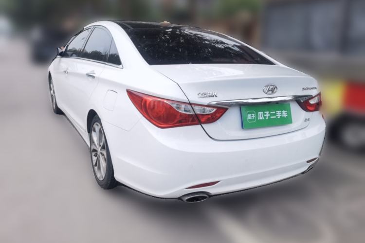 Used Hyundai Sonata 2013 2.4L Automatic Luxury Version China IV Standard Rear Left 45 Deg