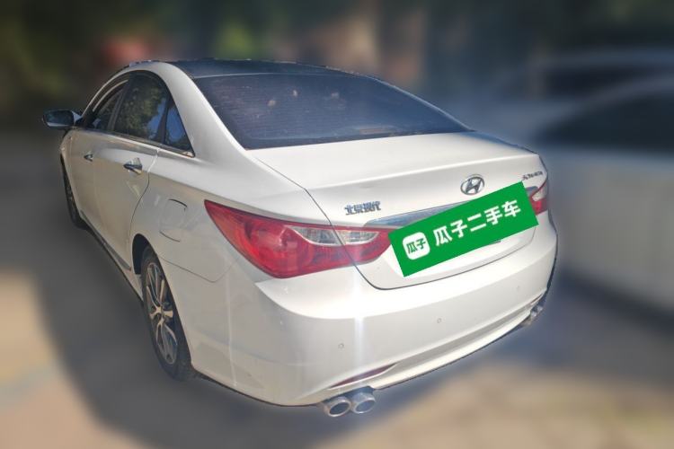 Used Hyundai Sonata 2013 2.0L Automatic Luxury Edition Rear Left 45 Deg