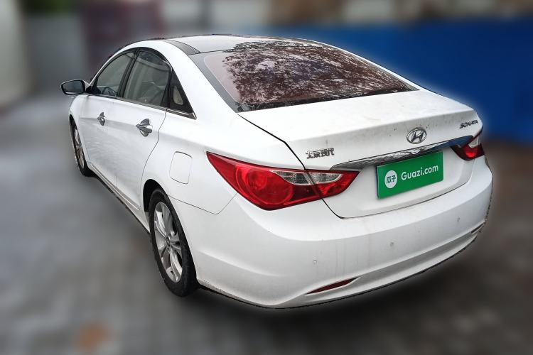 Used Hyundai Sonata 2013 2.0L Automatic Luxury Edition Rear Left 45 Deg